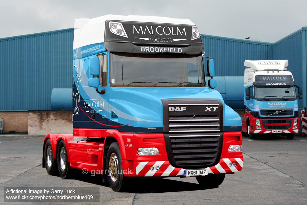 Malcolm Logistics, Renfrewshire DAF XT 105 Tractor Unit (… Flickr