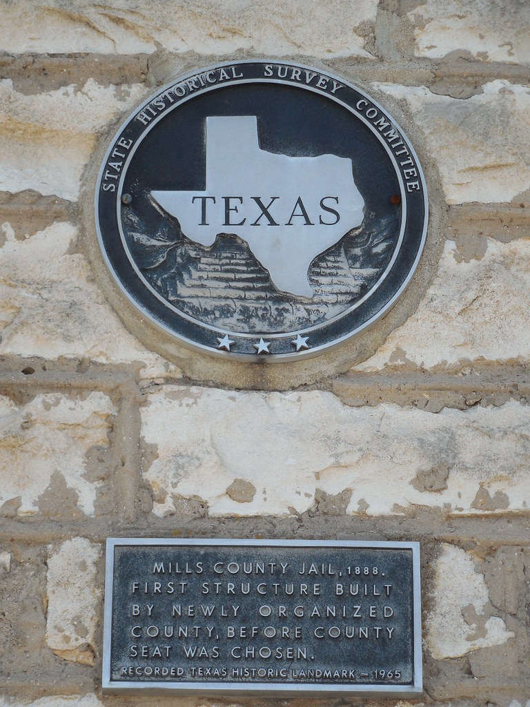 (Old) Mills County Jail Historic Marker Goldthwaite, Texas… Jimmy