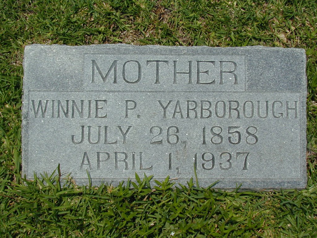 Bogalusa Cemetery Winnie P Yarbourogh jpg TomRich1 Flickr