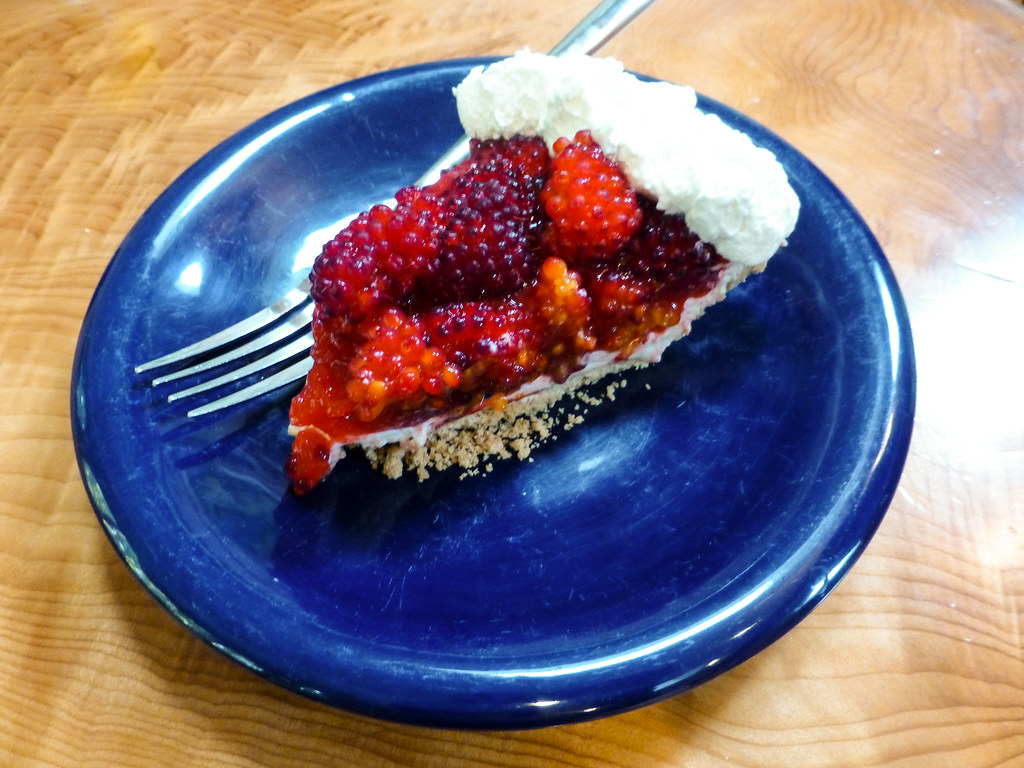 slice of slamon berry pie Recipe No Bake Salmonberry Jell… Flickr