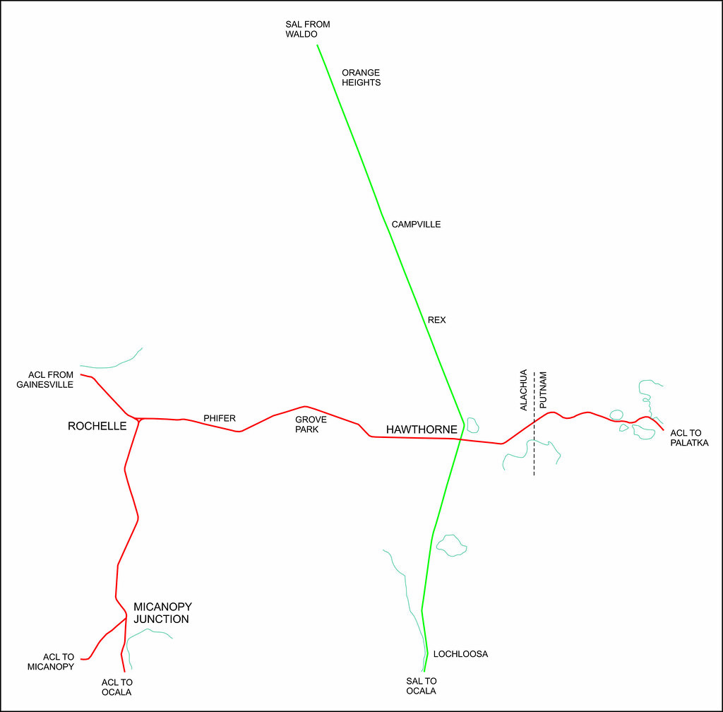 Hawthorne area route map in 1938 Simplified map shows rail… Flickr