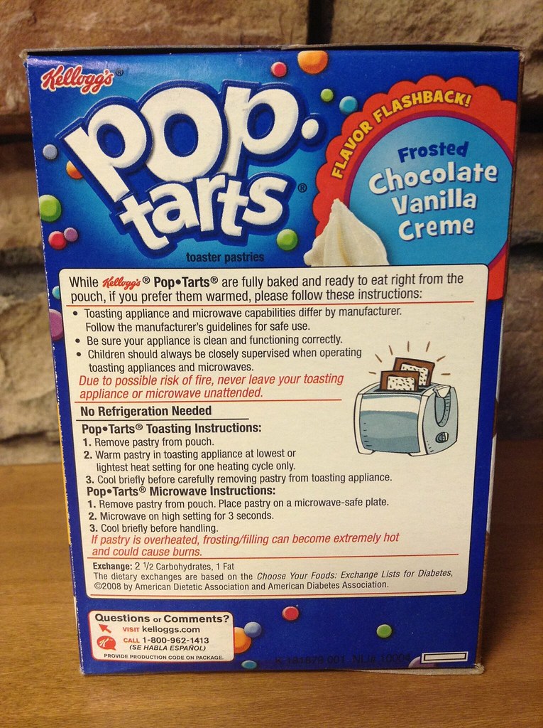 Pop Tarts Pop Tarts 50th Birthday Chocolate Canilla Creme … Flickr