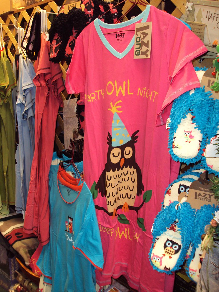 Owl pajamas at The Cross Eyed Owl Gift Shop in Valatie, NY… Flickr