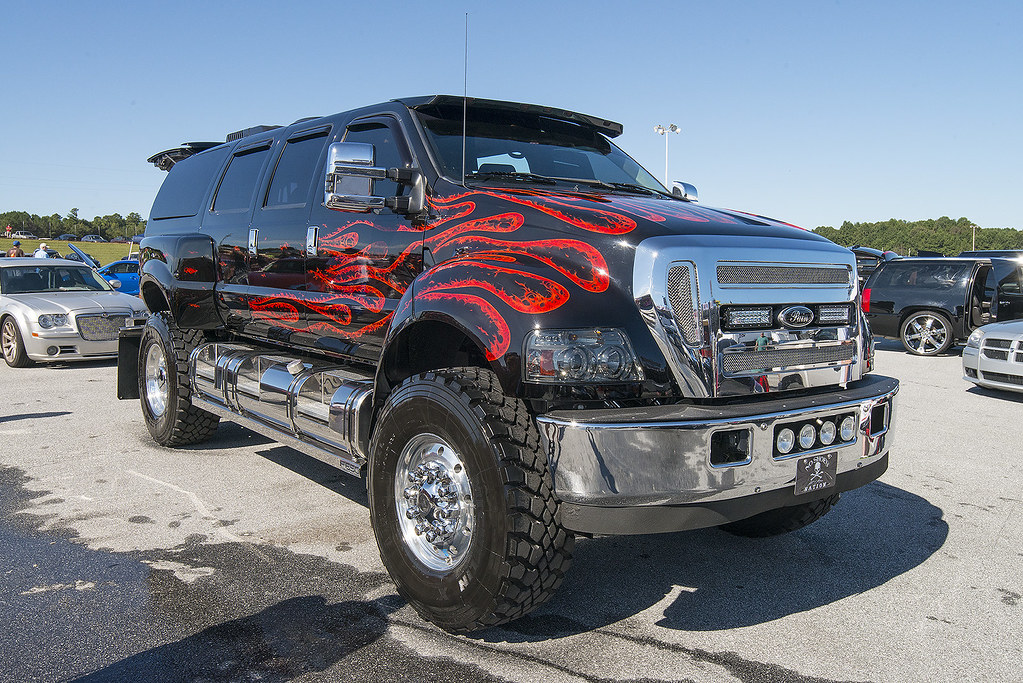 Ford F650 monster truck At the NOPI Nationals car show at… Flickr