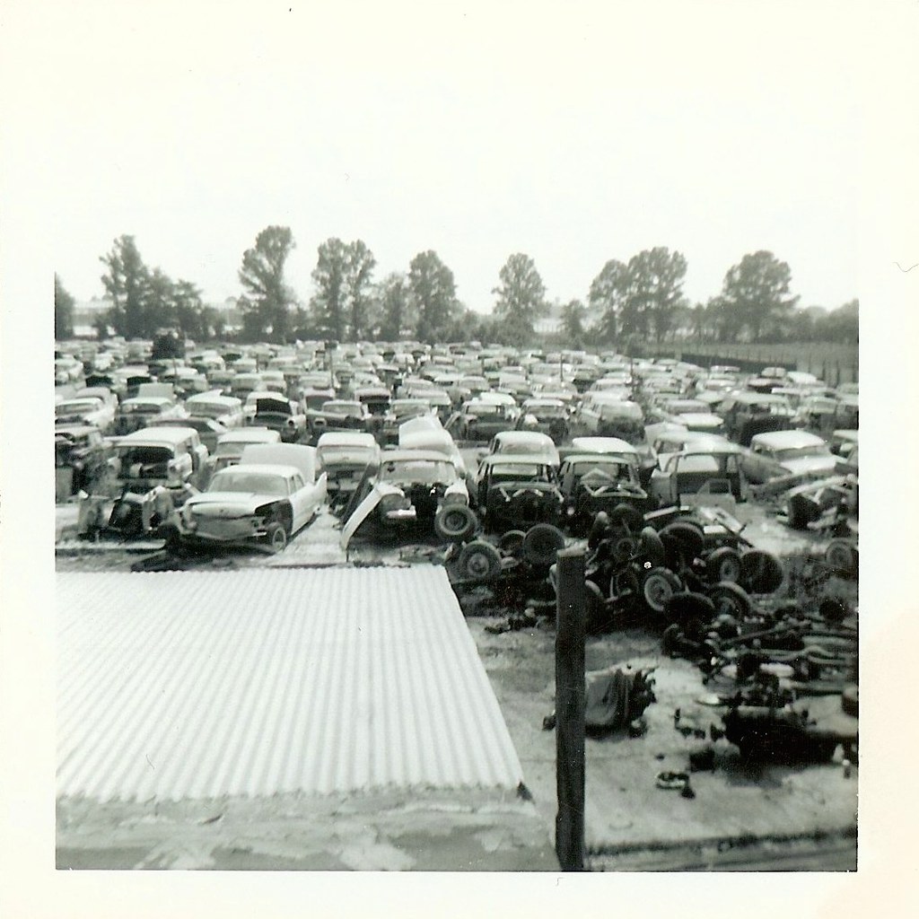 oldphotos 66 our car lot on poplar level road mizerlou Flickr