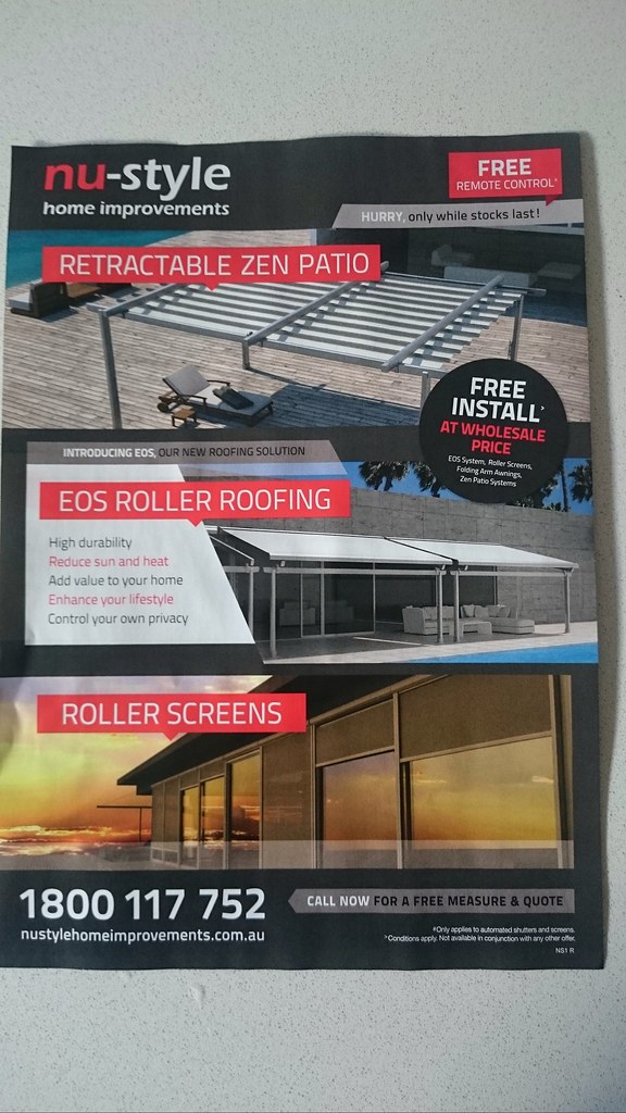 EOS Roller Roofing, retractable Zen patio NuStyle Home … Flickr