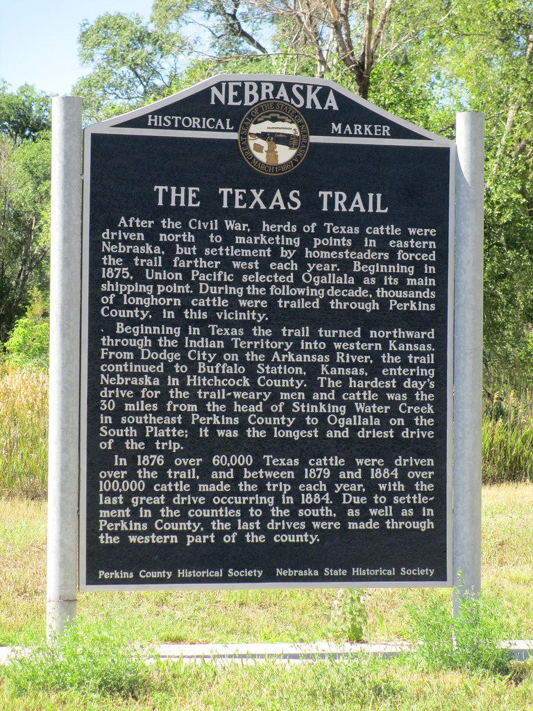 The Texas Trail Marker (Madrid, Nebraska) Madrid, Nebraska… Flickr