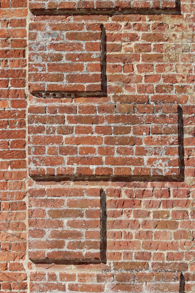 Brick quoins on the south front of St Giles House at Wimbo… Flickr