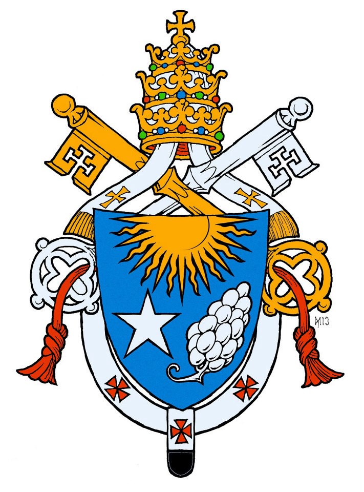 Pope Francis Coat of Arms Coat of Arms of Pope Francis Flickr