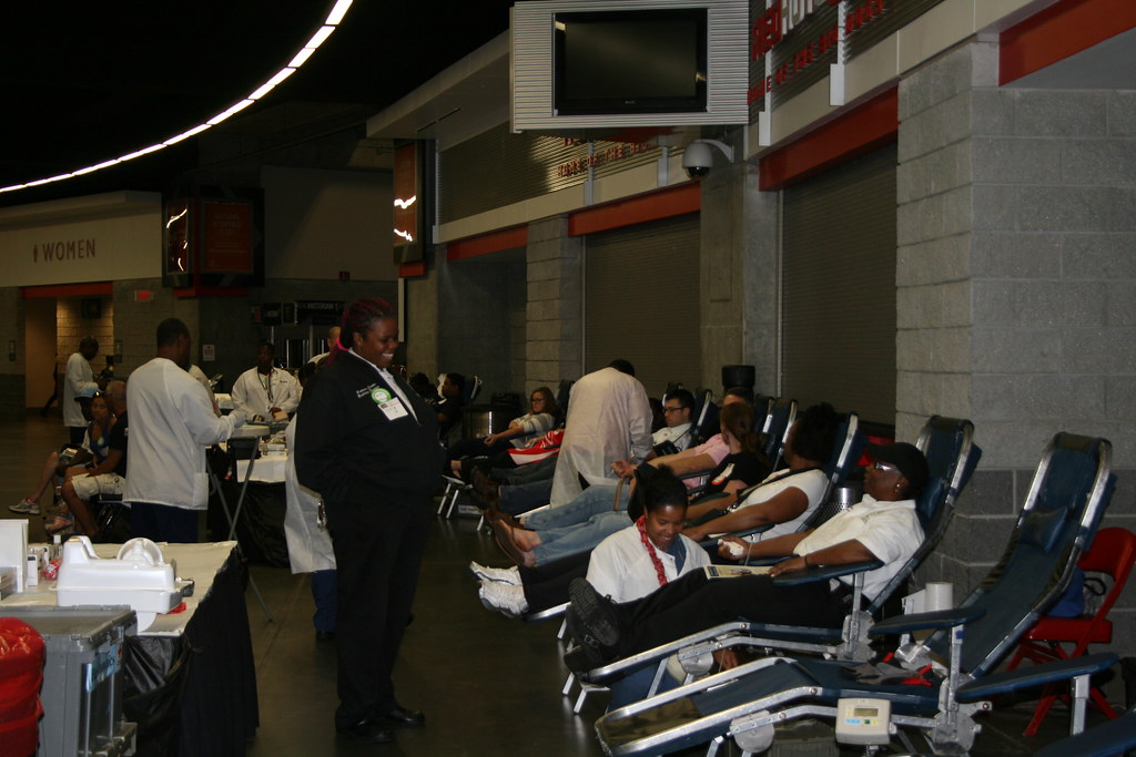 Atlanta Falcons Blood Drive Summer 2013 American Red Cross Blood