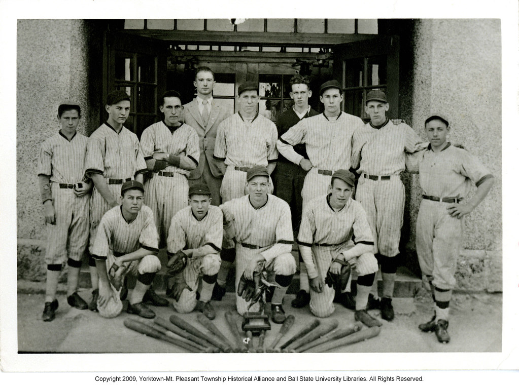 1930 Yorktown High School baseball team To learn more, vis… Flickr