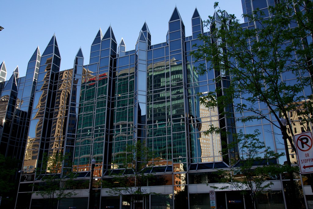One PPG Place Guess what kind of a building Pittsburgh Pla… Flickr