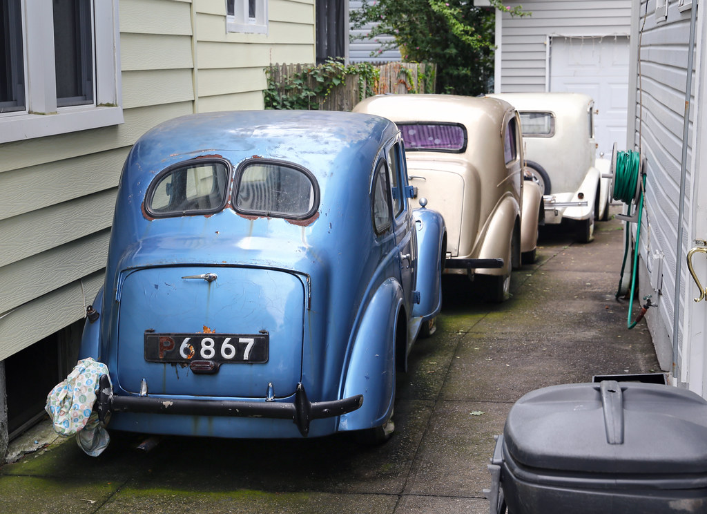 Old cars from Trinidad, now in Queens These three old Brit… Flickr