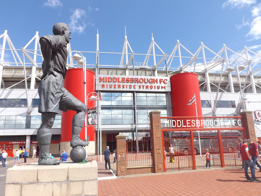 The Riverside Stadium Outside the Riverside Stadium, MIddl… Flickr