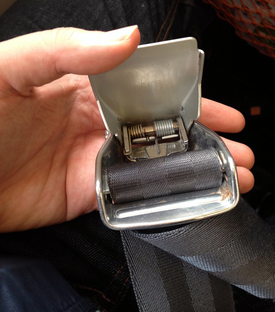 Seat belt buckle lift easyjet plane 13th April 2013 1304… Flickr
