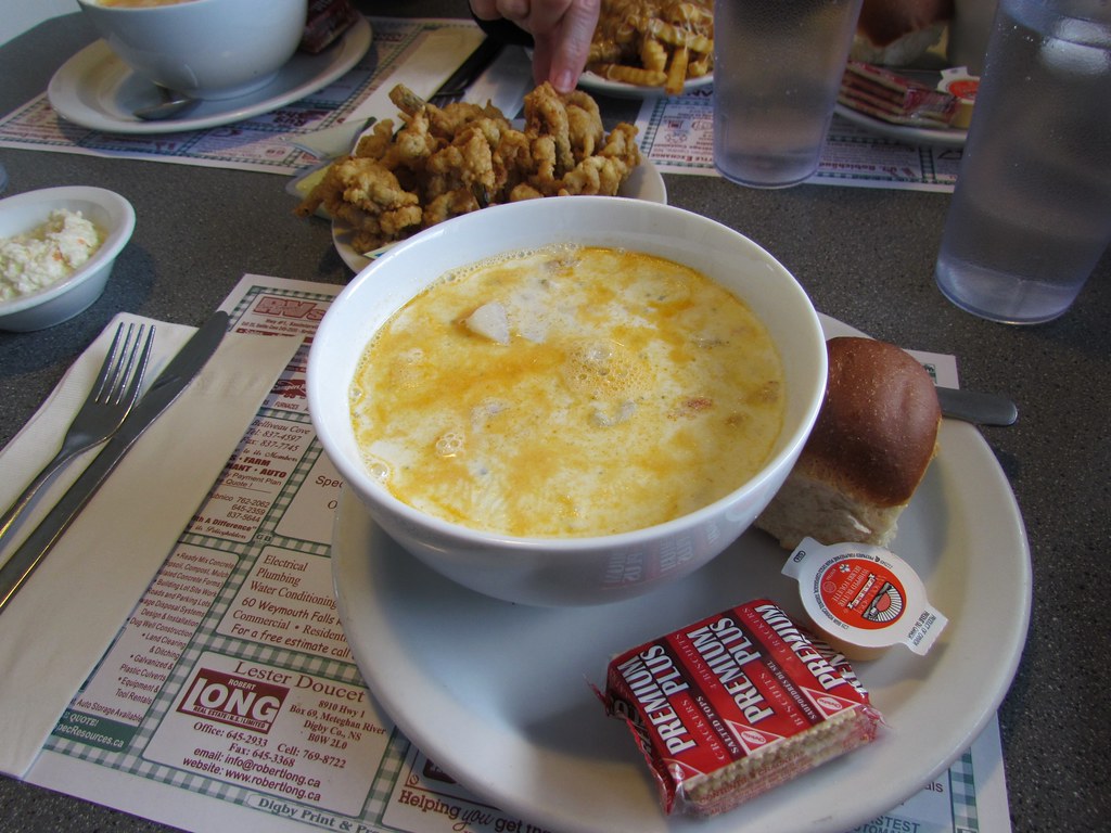 Seafood Chowder, Roadside Grill and Cabins, Belliveau Cove… Flickr