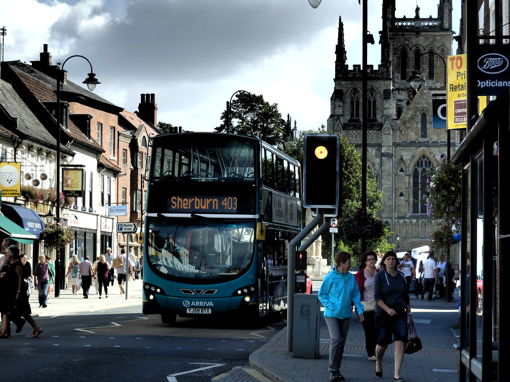 Arriva Bus 1503, Gowthorpe (A1238), Selby. North Yorkshire. a photo