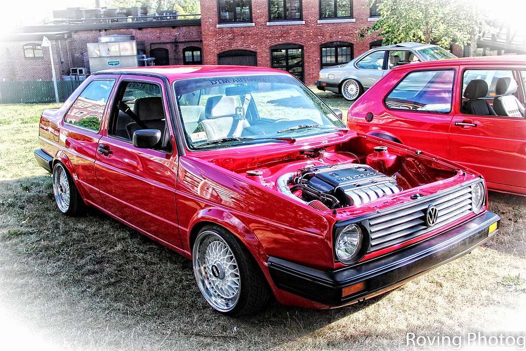 Red VW Taken in Winooski, Vermont, USA Robert Magina Flickr