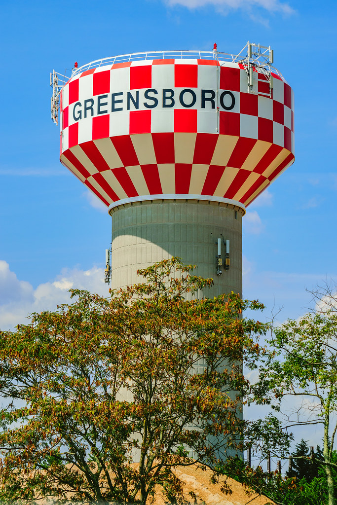 Greensboro Water Tower at Airport Greensboro, NC Flickr