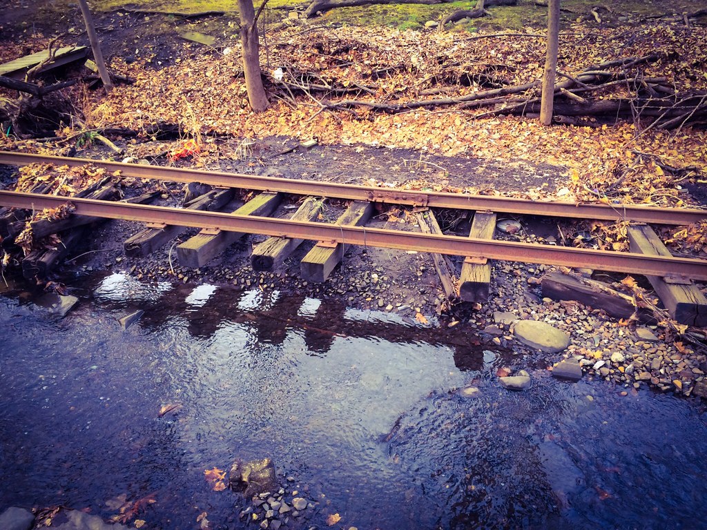 Hanging On Little remains of the old Erie Piermont Branch … Flickr