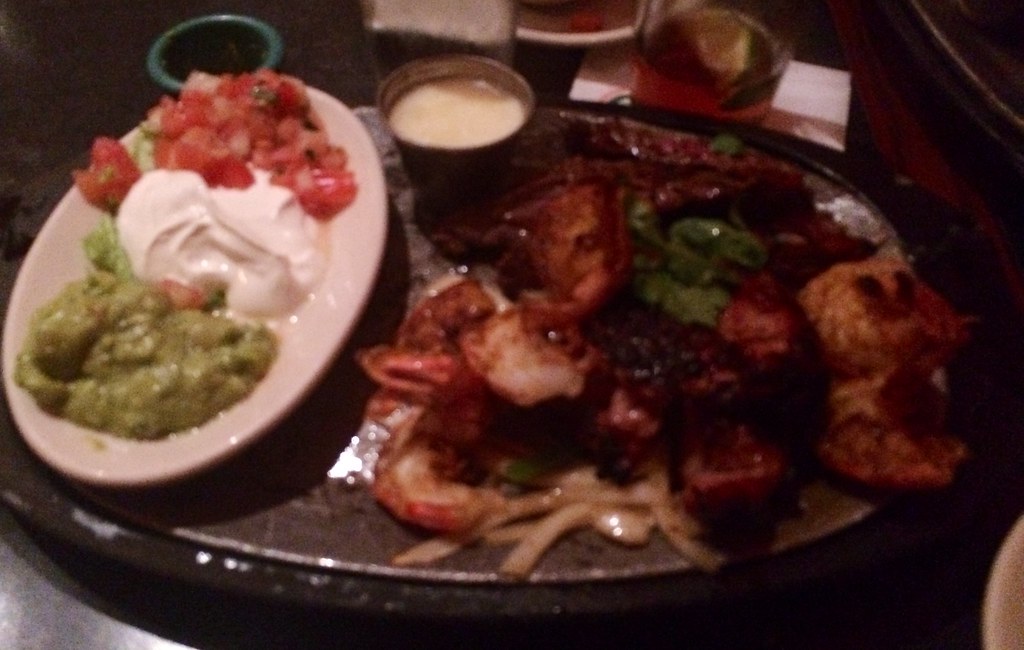 Jalisco Fajitas Steak Fajitas, Quail, and Camarones Diablo