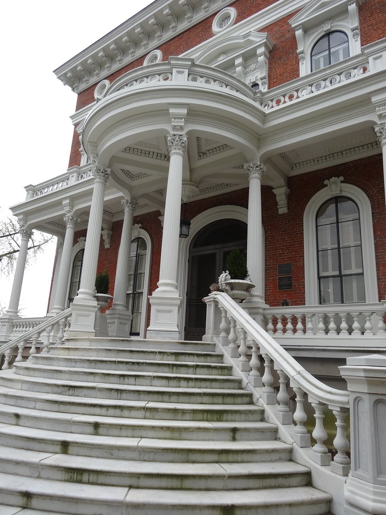 Macon. Marble steps of Hay House. Built 185559. Cannonbal… Flickr
