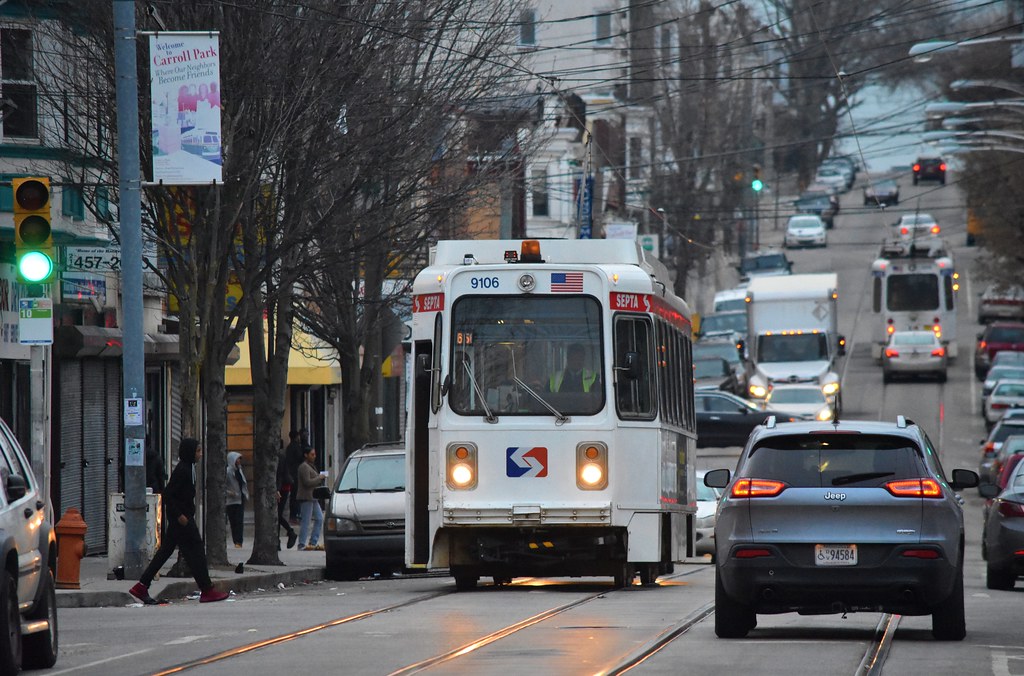 Philadelphia Lansdowne from 6100 Block SEPTA 9106 and … Flickr