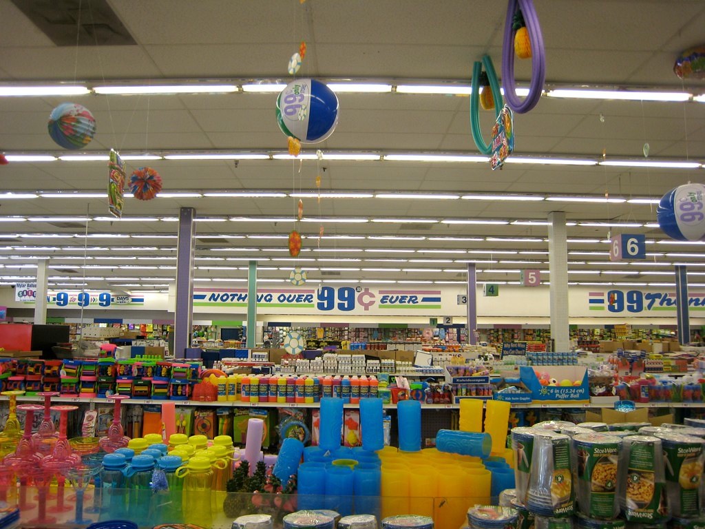99 Cent Store Interior 99 cent store interior Flickr