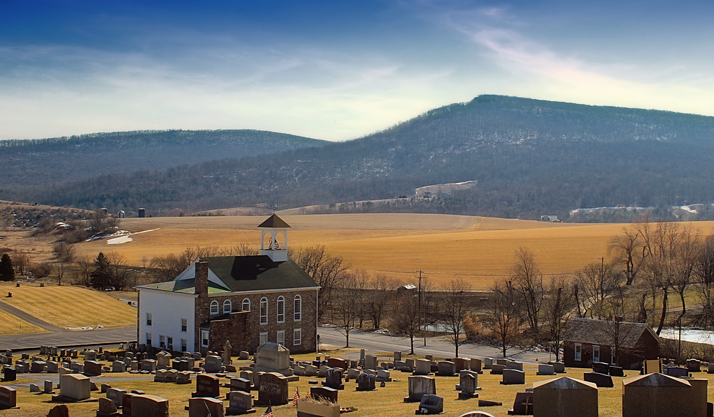 New Bethel Church (2) View of Blue Mountain and the Great … Flickr
