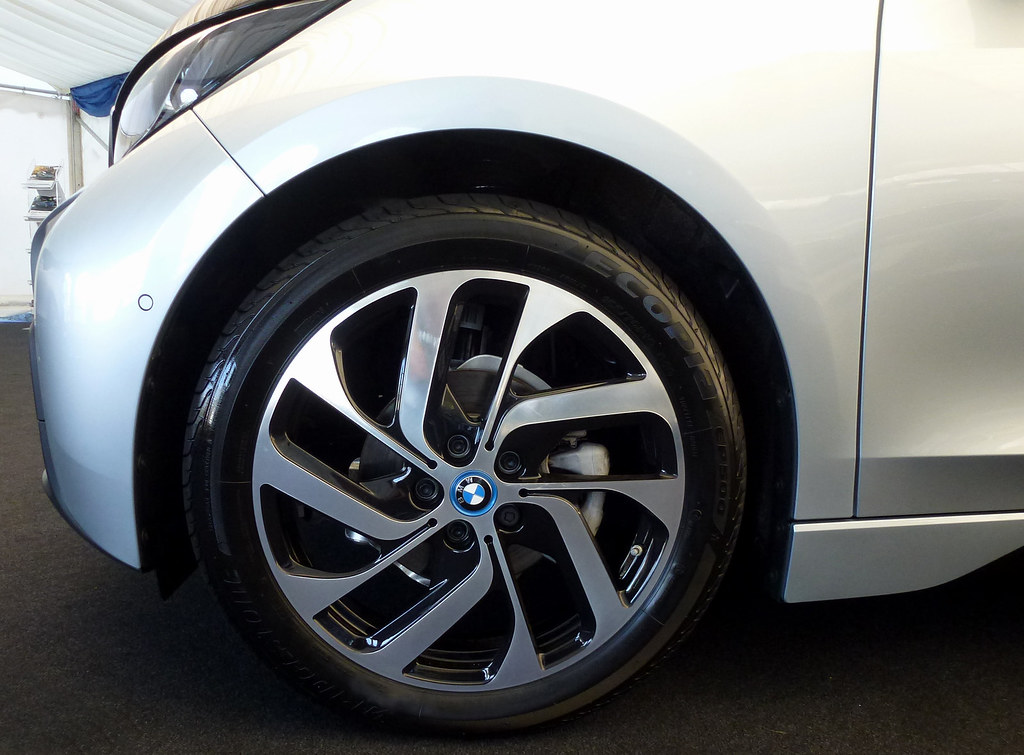 BMW i3 wheels This is a wheel on the new BMW i3 electric c… Flickr