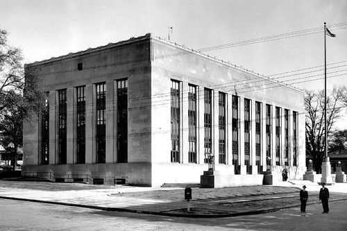 Meridian, MS post office Lauderdale County. Taken 1933. So… Flickr