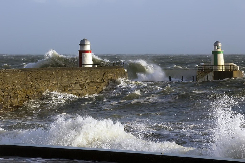 Laxey High Tide (8) After the battering the island took on… Flickr
