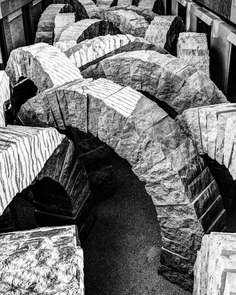 Arches of Art "Stone Sea" by Andy Goldsworthy, at the Sain… Flickr