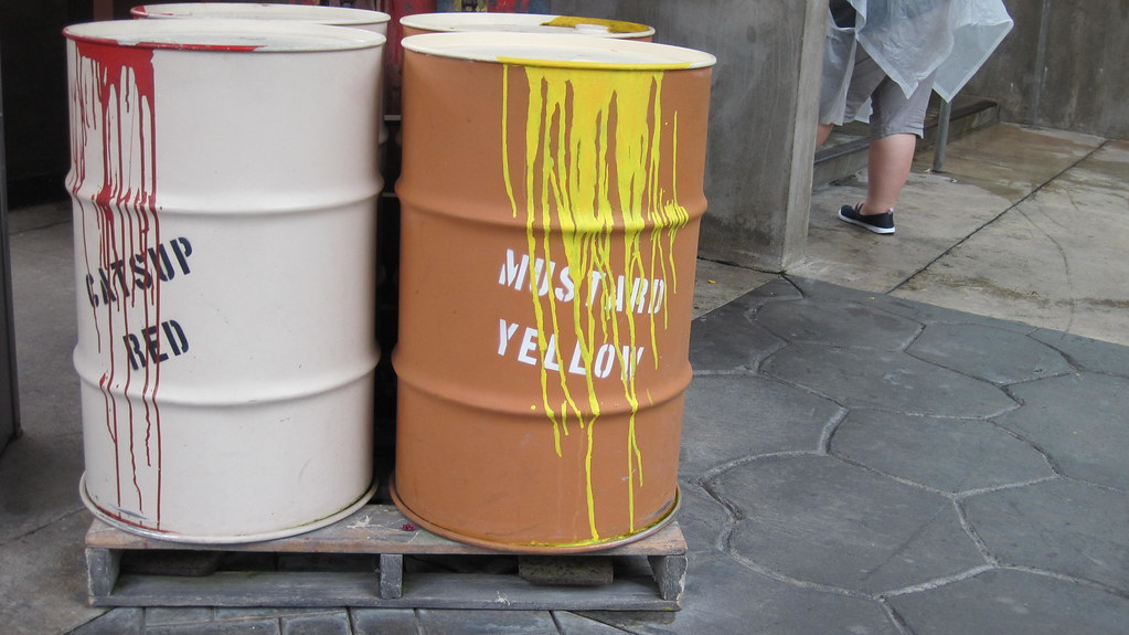 Paint barrels Jim McCluskey Flickr