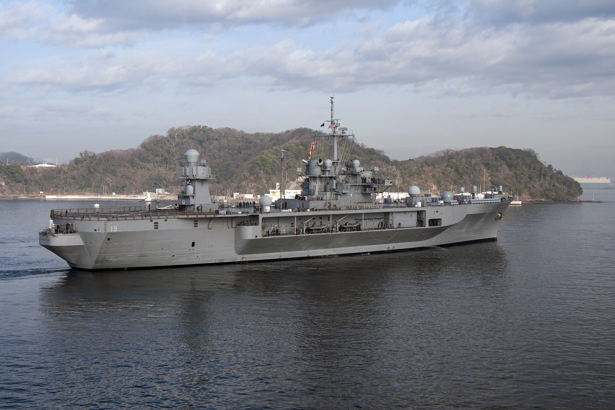 USS Blue Ridge Departs for 7th Fleet Patrol Commander, U.S. Pacific Fleet