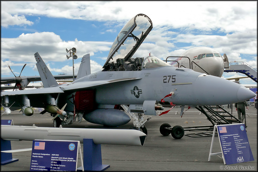 Boeing F18F Super Farnborough 2008 Pavel Vanka Flickr