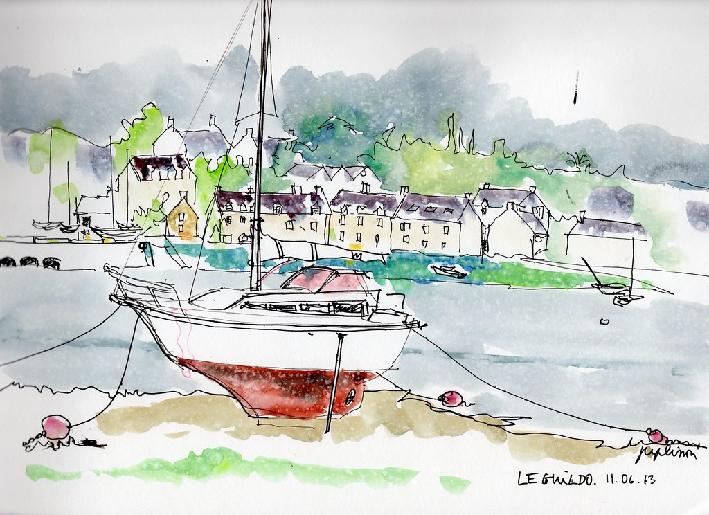 Port du Guildo,StCast sous une bruine bretonne... Flickr