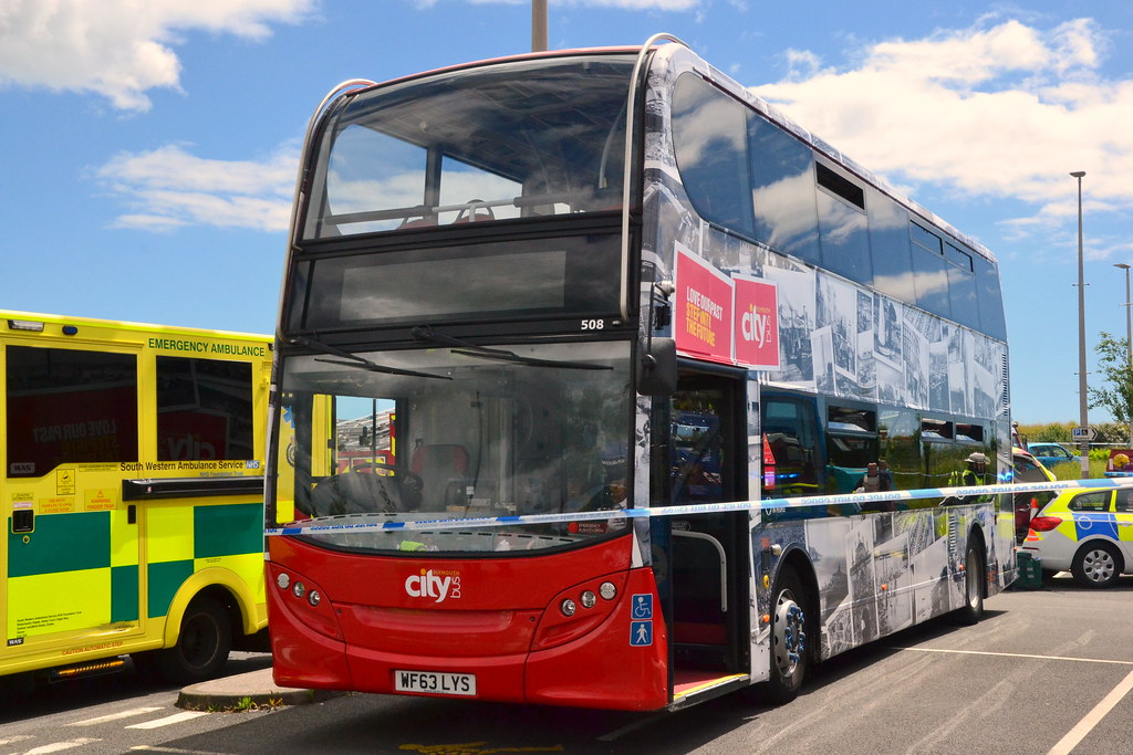 508 Plymouth Citybus WF63LYS ADL Enviro 400. Plymouth Bus … Flickr