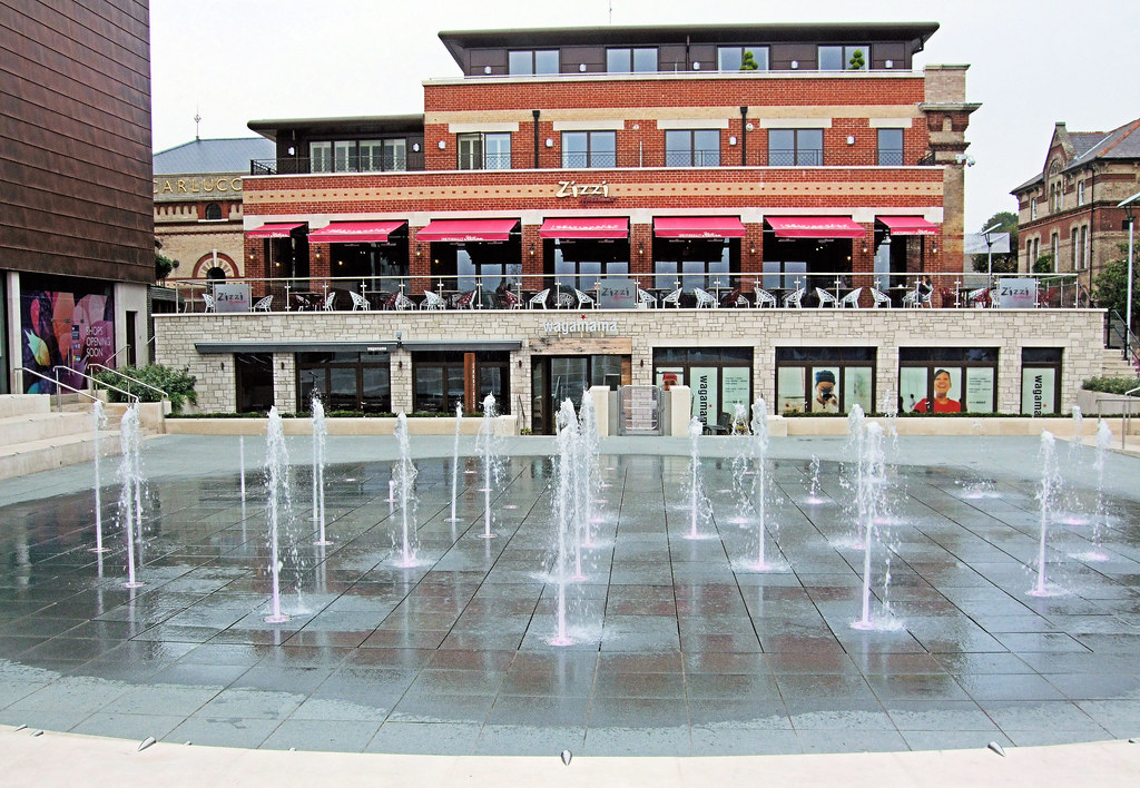 The Brewery Square Fountains Dorchester. Brewery Square'… Flickr