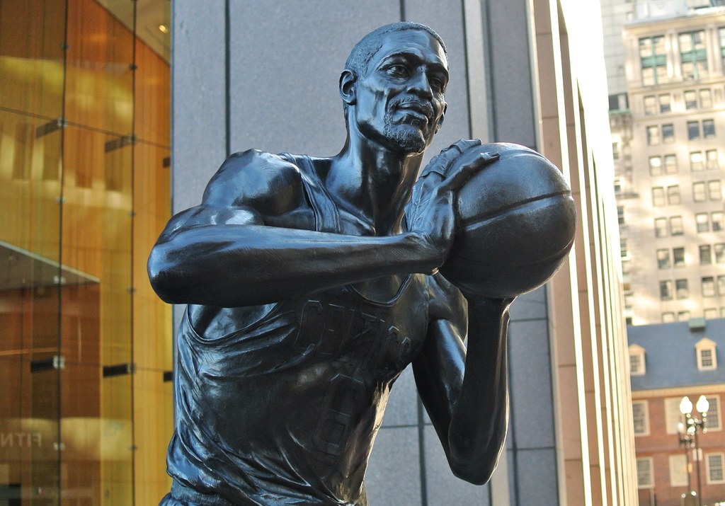 Bill Russell statue City Hall Plaza Boston, MA Lorianne DiSabato