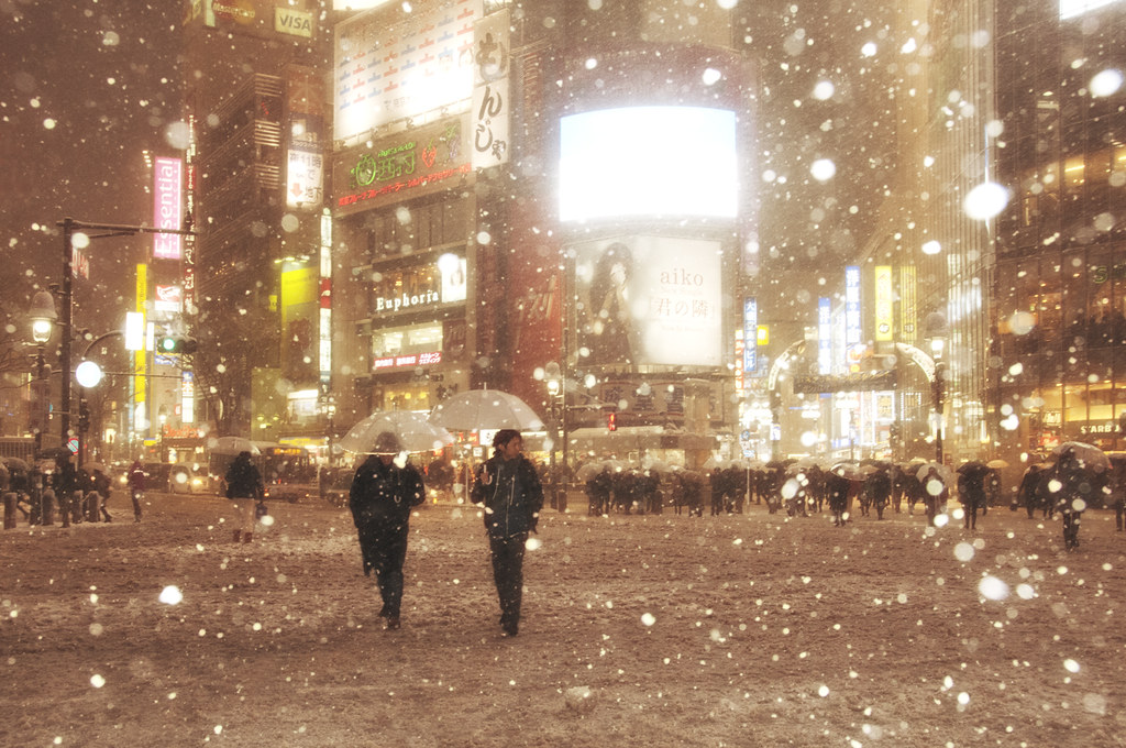 SNOW IN TOKYO HEAVY SNOWFALL WARNING IN CENTRAL TOKYO AFTE… Flickr