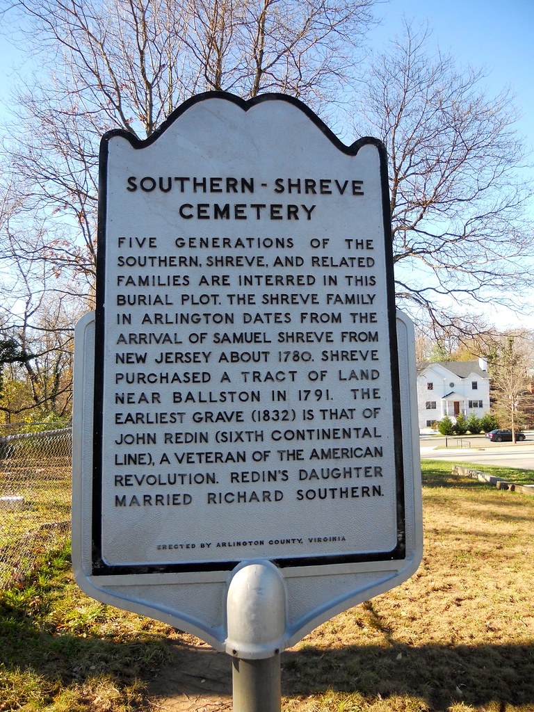 SouthernShreve Cemetery Historical Marker Arlington Histo… Flickr