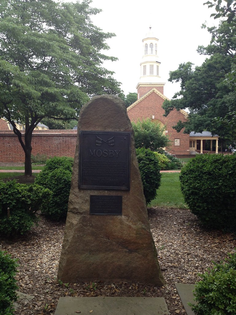 U. D. C. Mosby Tribute Marker at Truro Anglican Church (Fairfax