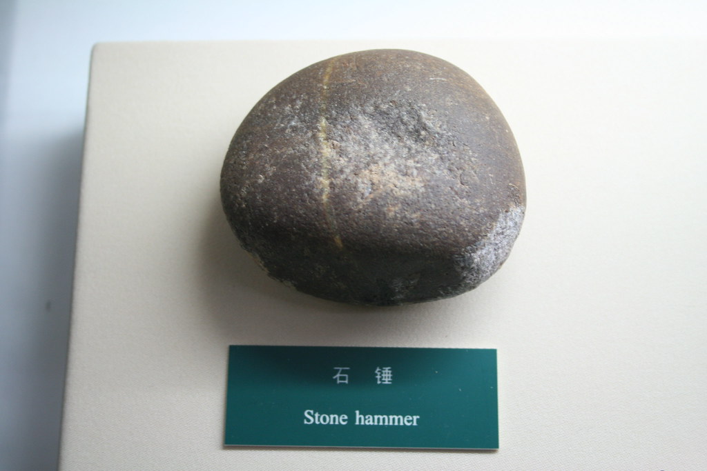 Paleolithic Stone Hammer Wangfujing Paleolithic Site, Beij… Flickr
