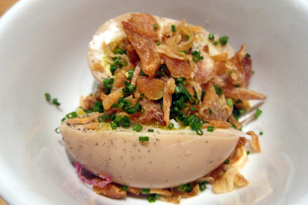 NYC East Village Momofuku Noodle Bar Soy Sauce Egg a photo on