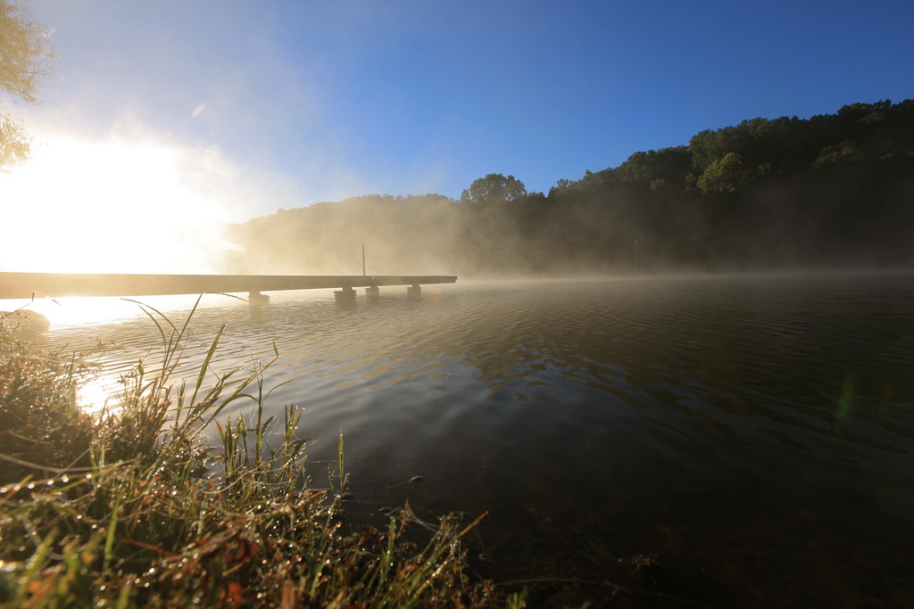 Lake Avalon sunrise fishing dock at sunrise Lake Avalon, B… Flickr