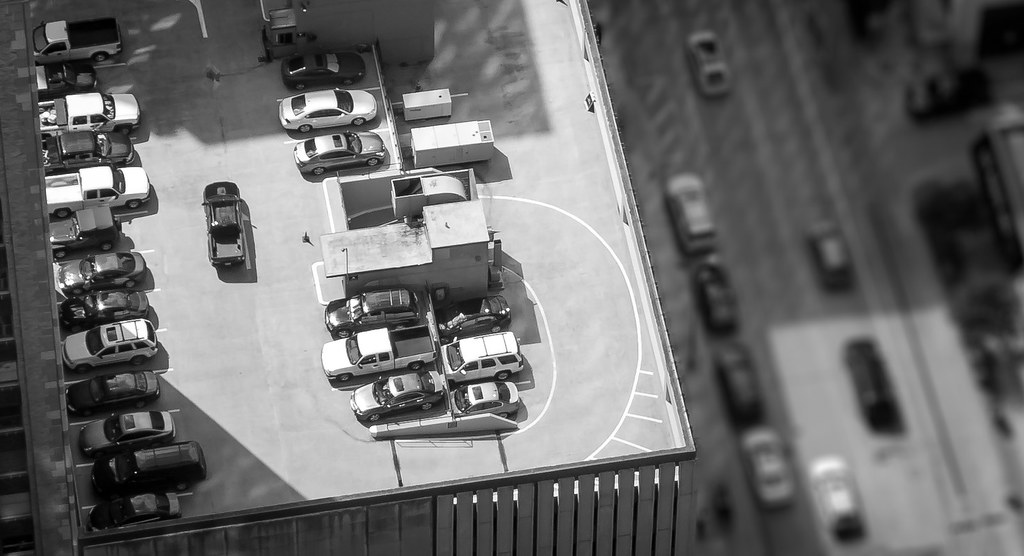 cars 'r' us (view from Chase Tower in Houston) Mikhail Tsennykh