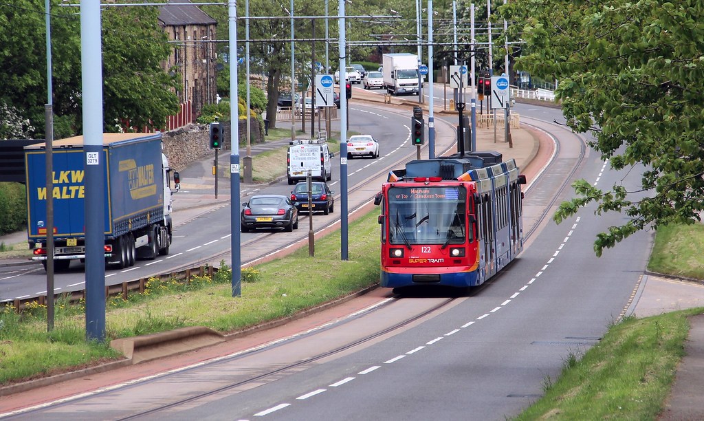 Sheffield Tram 122, Ridgeway Road, Sheffield, 12th. June 2… Flickr