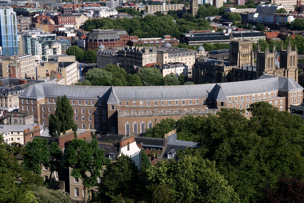 Bristol City Hall From Cabot Tower Sam Saunders Flickr