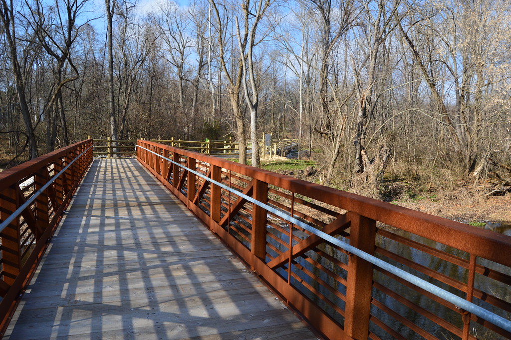 DSC_0086 Crossways Trail Bridge over the Wissahickon Creek